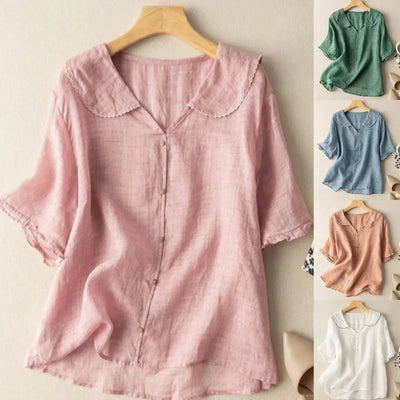 Lena Linen Blouse